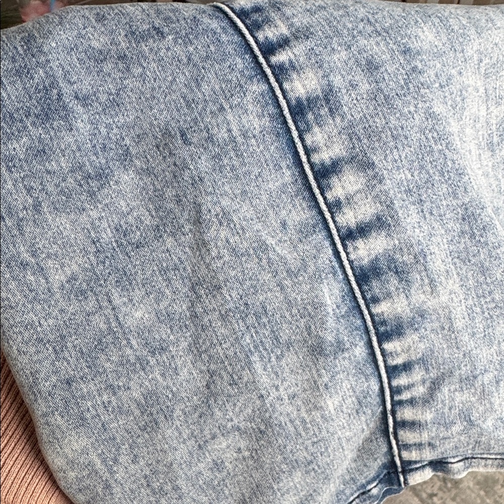 Medium Wash Y2K 90s Denim Mini Skirt - Picture 3 of 10